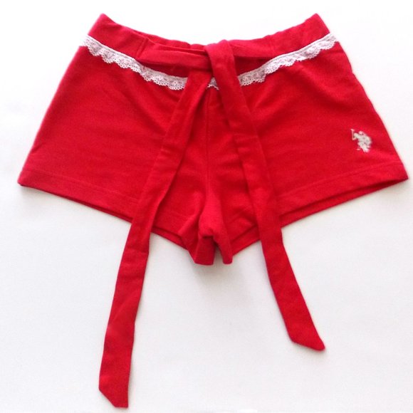 US Polo Assn. US flag heart Tank top and shorts Lounge Set Pajama M,L - Picture 2 of 8